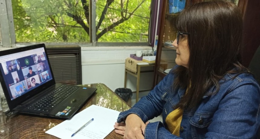 El Municipio mantuvo una reunión virtual con la directora de Cultura y Educación bonaerense