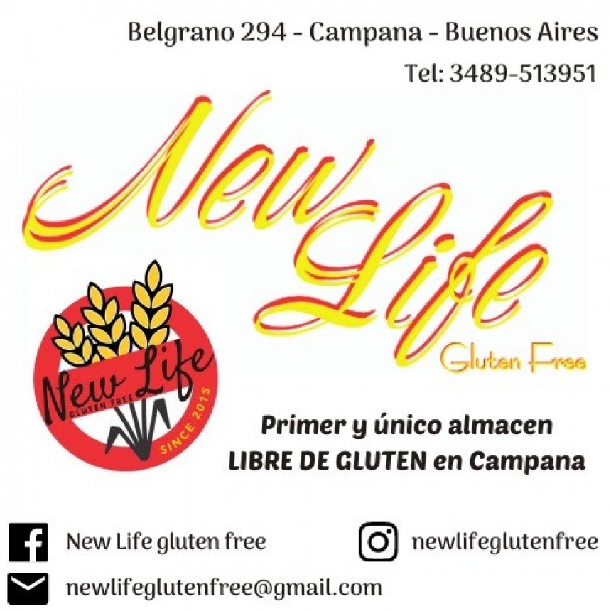 NEWLIFE GLUTEN FREE INAUGURA SU NUEVO LOCAL