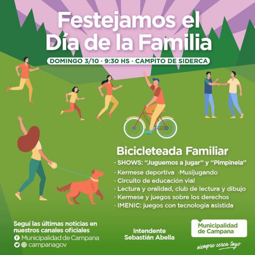 Este domingo en el Campito se celebra el Día de la Familia 
