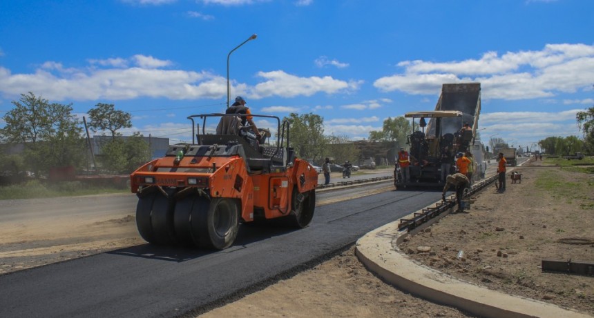 Ampliación de la avenida Rivadavia: ya comenzaron las obras de asfalto