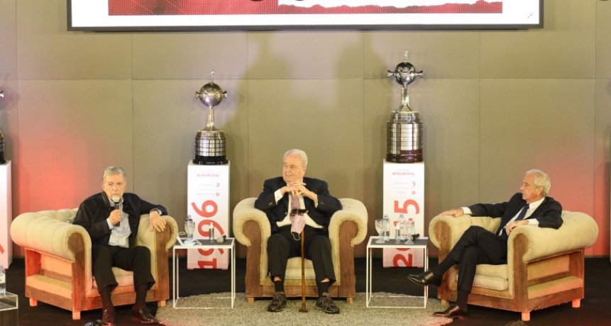 Histórico encuentro de presidentes campeones de América 