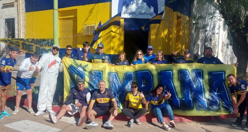 La Peña Campana es de Boca vivió el superclásico en el Club Alumni