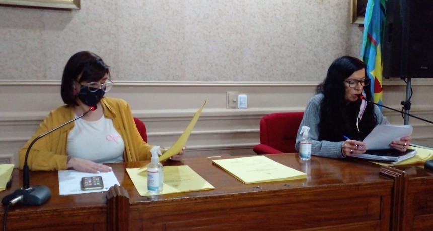 Se realizó la sesión ordinaria del Honorable Concejo Deliberante