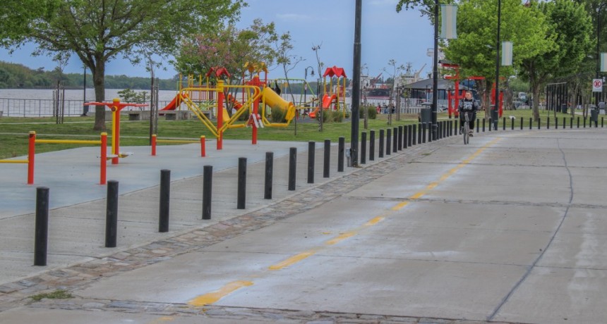 Nueva Costanera: ultiman detalles de la primera bicisenda de la ciudad