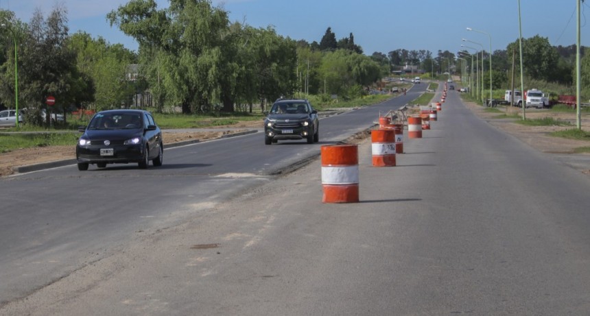 Ampliación de la avenida Rivadavia: habilitan al tránsito el nuevo carril 