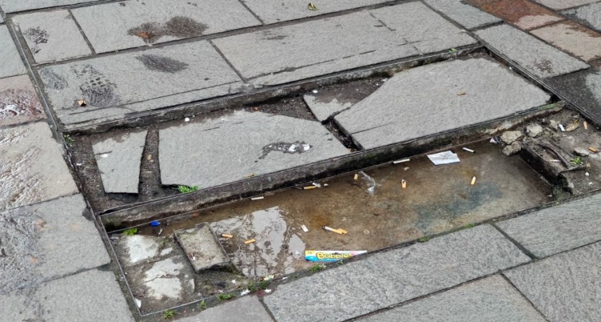 El estado de la peatonal denota otro abandono en gestión por parte del municipio: Crear Juntos pide su puesta en valor