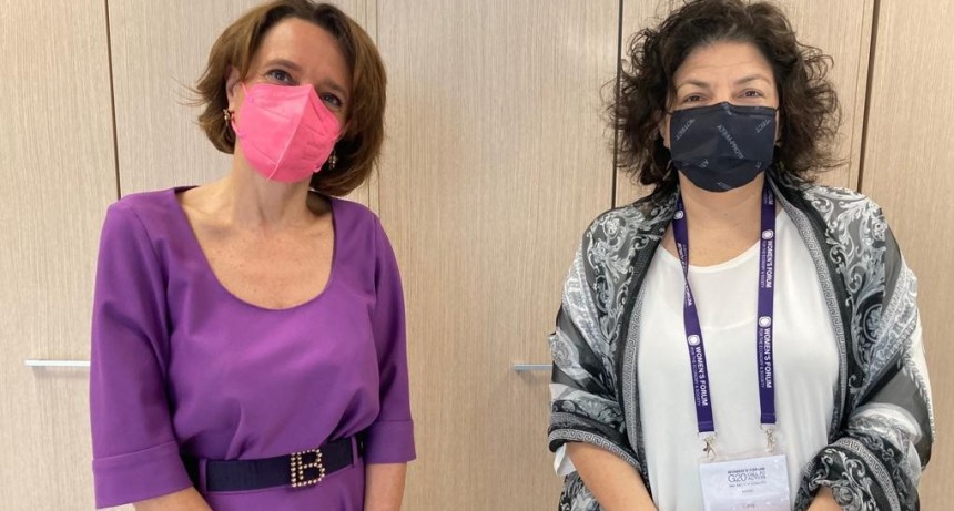 VIZZOTTI MANTUVO UNA INTENSA AGENDA DE REUNIONES BILATERALES DURANTE SU PARTICIPACIÓN EN EL FORO DE MUJERES DEL G20