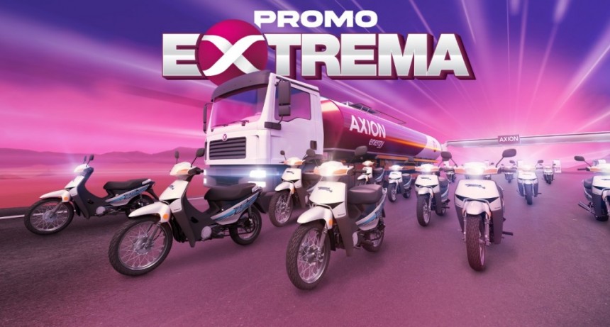 AXION energy sortea un año gratis de combustible  para 20 ganadores y más de 500 motos