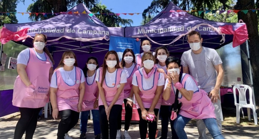 Abella acompañó otra jornada solidaria y de concientización sobre el Cáncer de mama 