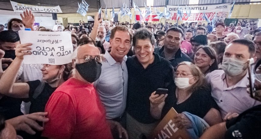 Santilli y Manes: Vamos a consolidar la elección de septiembre en noviembre