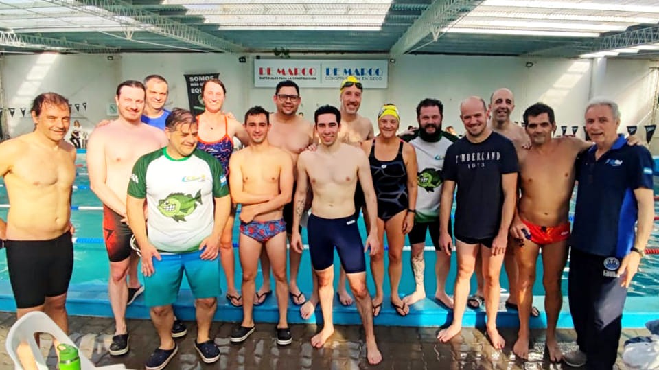 Nadadores masters del C.C.C participaron de una nueva jornada del Grand Prix FANNBA