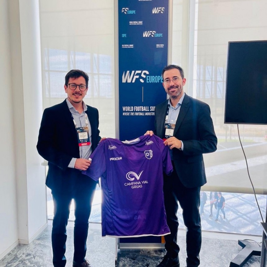 LA CAMISETA DE VILLA DÁLMINE LLEGÓ A LA FERIA DE FÚTBOL MÁS IMPORTANTE DEL MUNDO