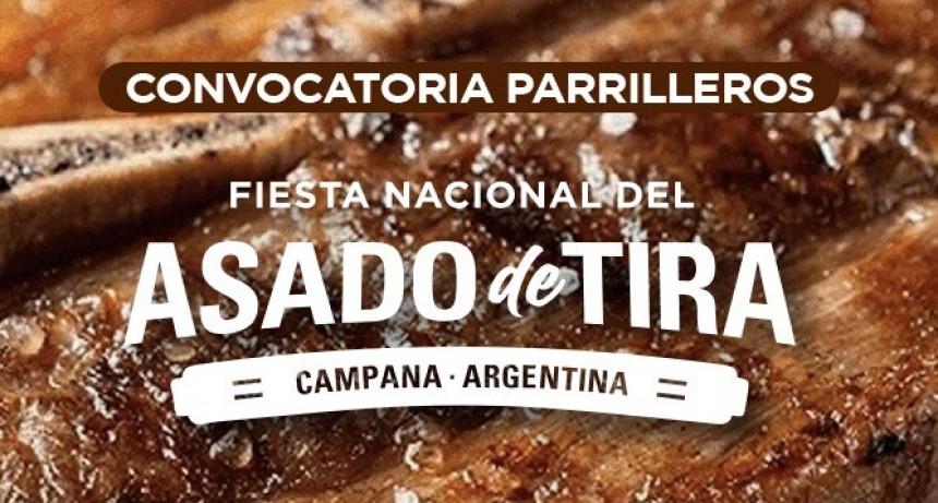 Convocan a asadores de todo el país para el Festival y Campeonato Nacional del Asado de Tira 