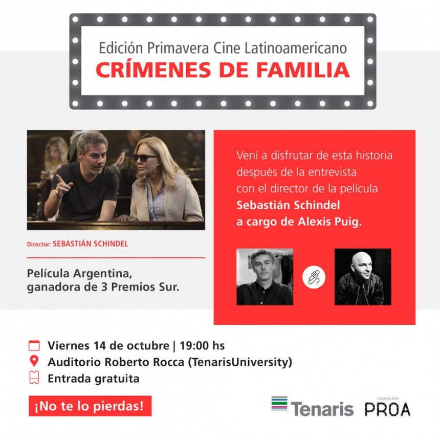 Tenaris y Fundación PROA presentan un nuevo Ciclo de Cine Latinoamericano