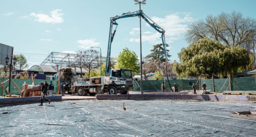 Avanza la remodelación de la Plaza España