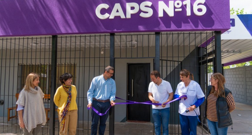  Abella inauguró el nuevo centro de salud de San Jacinto