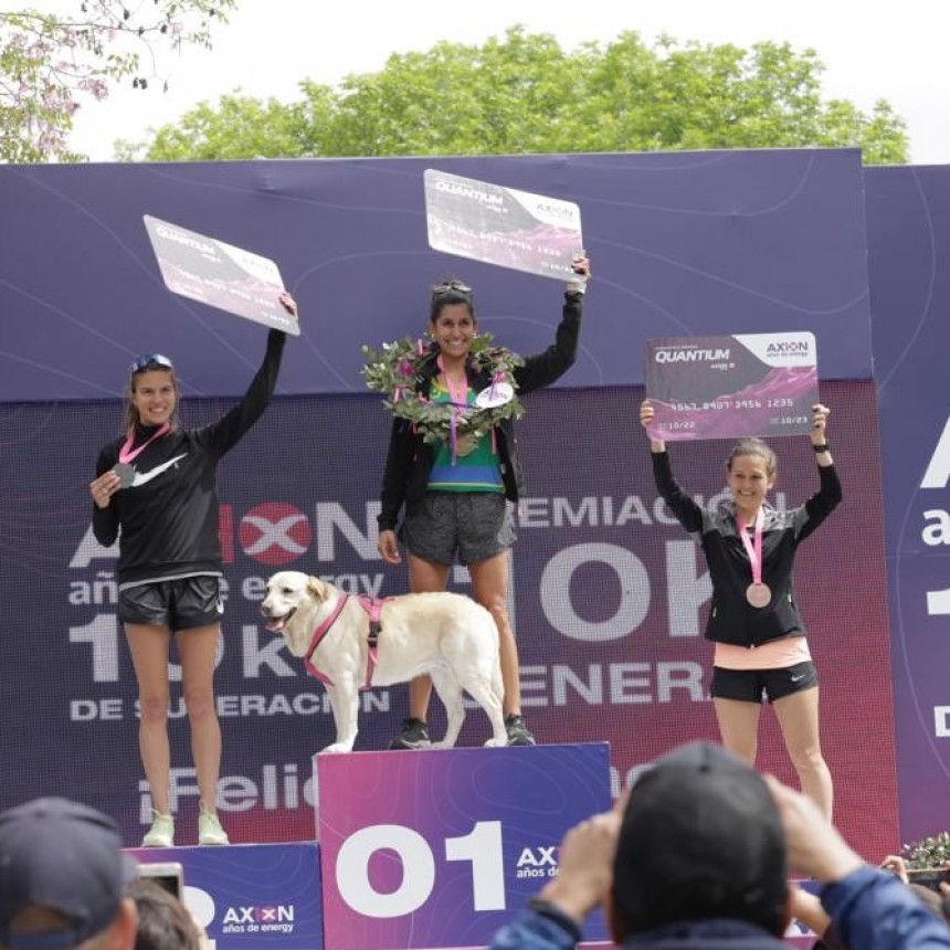 Ganadores de la Maratón Axion Energy 10º Aniversario en Damas