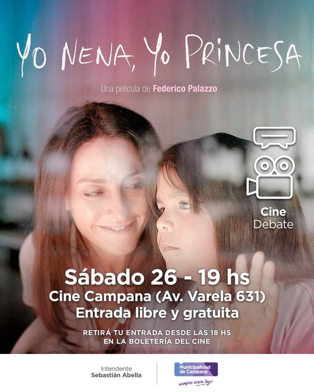 Invitan a ver este sábado la película “Yo nena, yo princesa”