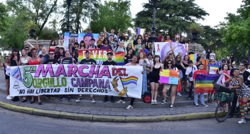 El Partido Justicialista marchó por el Orgullo en Campana