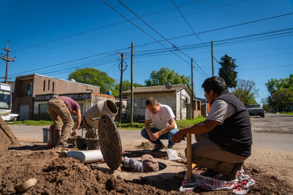 Cloacas en Las Acacias: “Es una obra que cambia para siempre la vida de las familias”