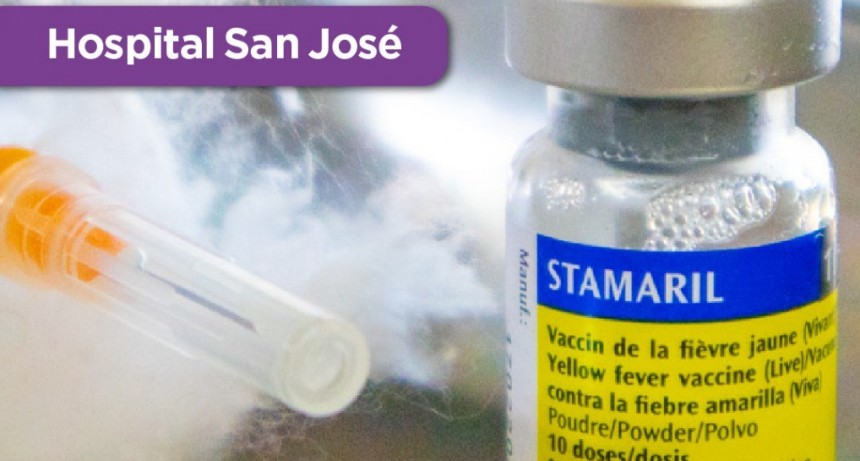 El Hospital San José sigue aplicando la vacuna contra la fiebre amarilla