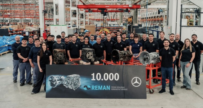 Mercedes-Benz Camiones y Buses celebra las 10.000 piezas REMAN entregadas
