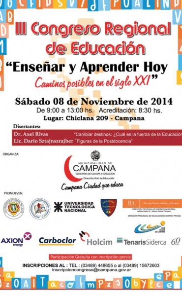 Se ultiman los preparativos para el III Congreso Regional de Educaci&oacute;n