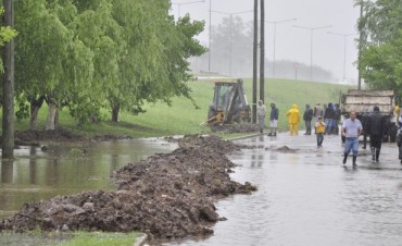 La Intendente Giroldi recorri&oacute; las zonas afectadas por la sudestada y las fuertes lluvias
