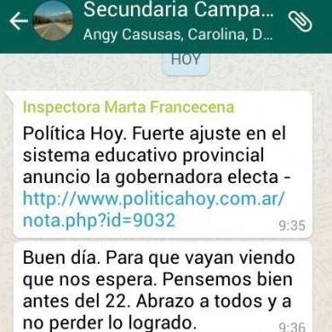 &ldquo;El kirchnerismo local intenta generar miedo a los docentes y estudiantes&rdquo;, denunciaron desde Cambiemos