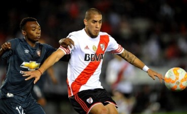 El plantel profesional de River Plate se entren&oacute; por la ma&ntilde;ana en el predio de Ezeiza.