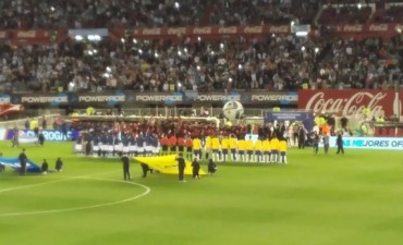 Argentina empat&oacute; con Brasil 1 a 1