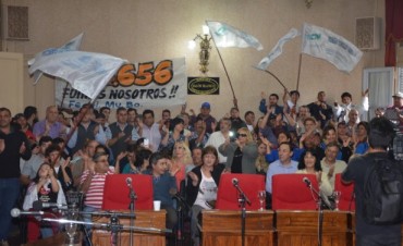 Se aprobó la nueva Convención Colectiva de los municipales en una sesión extraordinaria en el HCD.