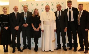 Boca Juniors, junto al Papa Francisco por la paz en el f&uacute;tbol
