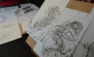 El Taller Municipal de Dibujo y Pintura expone en la Casa de la Cultura 