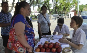 Exitosa jornada para concientizar e informar a los vecinos sobre la Diabetes 