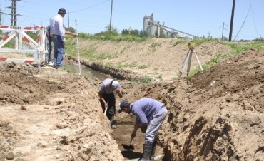 Contin&uacute;an las obras de mejoras hidr&aacute;ulicas en el barrio San Cayetano 