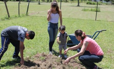 Chicos del programa "Envi&oacute;n" desarrollan un proyecto de huerta org&aacute;nica
