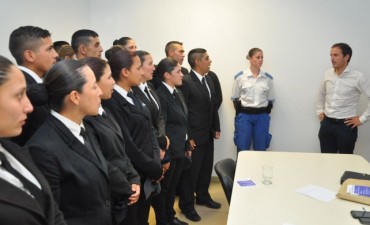 Los cadetes de la Academia de Polic&iacute;a Local se interiorizaron sobre la plataforma de seguridad del Municipio