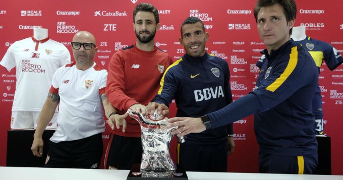 Boca va por el roce europeo en amistoso ante Sevilla
