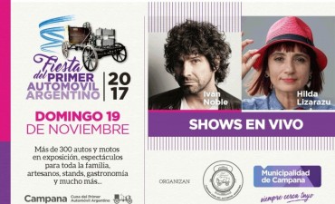 Campana se prepara para vivir una nueva Fiesta del Primer Autom&oacute;vil Argentino