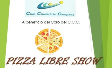Pizza Libre Show en el Club Ciudad de Campana