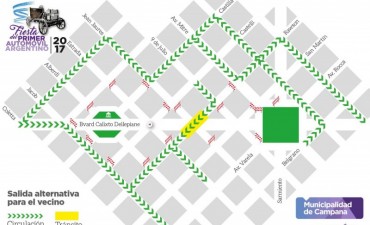 Fiesta del Autom&oacute;vil: habr&aacute; cortes de tr&aacute;nsito y cambios en el recorrido de colectivos