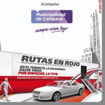 &ldquo;Rutas en Rojo&rdquo;, una acci&oacute;n del Grupo Sancor Seguros&rdquo; desde hoy en Campana