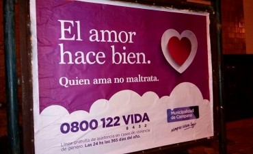 Violencia de g&eacute;nero: el Municipio lanz&oacute; una campa&ntilde;a publica basada en el amor y el respeto