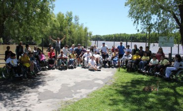 J&oacute;venes con discapacidad participaron de un encuentro deportivo en San Fernando