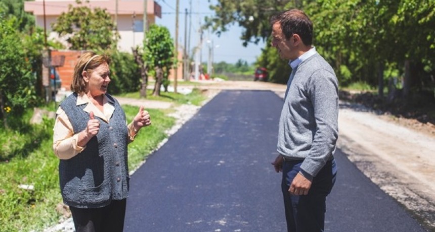 San Jacinto: las obras de asfalto avanzan a buen ritmo 