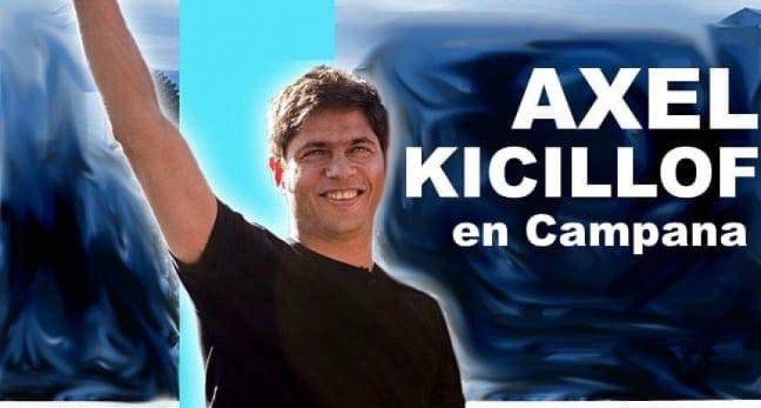 Axel Kicillof en Campana el próximo viernes 9 a las 18.30 horas