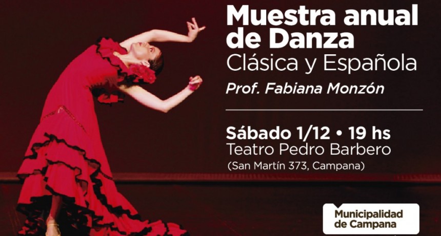 El taller municipal de danza clásica y española realizará su muestra anual