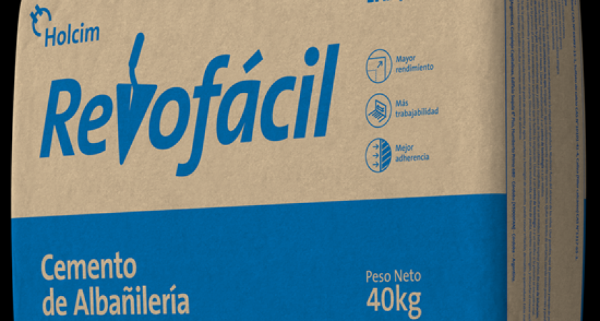 Holcim lanza Revof&aacute;cil: un nuevo cemento de f&aacute;cil aplicaci&oacute;n  para trabajos generales de alba&ntilde;iler&iacute;a