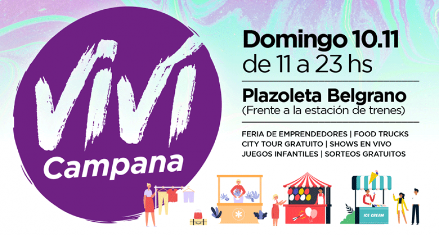 Este domingo se viene una nueva edici&oacute;n de &ldquo;Viv&iacute; Campana&rdquo; 